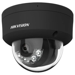 Hikvision 6MPix IP Dome Hybrid ColorVu AcuSense kamera LED/IR 30m, WDR 130dB,audio, alarm, IP67, IK10, černá
