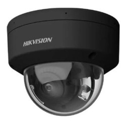 Hikvision 8MPix IP Dome Hybrid ColorVu AcuSense kamera LED/IR 40m, WDR 130dB, Audio, Alarm, IP67, IK10, čern