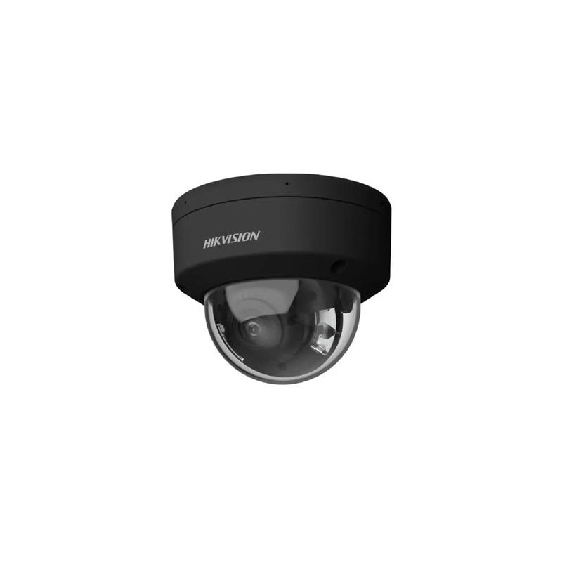 Hikvision 8MPix IP Dome Hybrid ColorVu AcuSense kamera LED/IR 40m, WDR 130dB, Audio, Alarm, IP67, IK10, čern