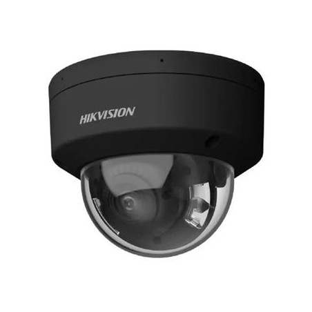 Hikvision 8MPix IP Dome Hybrid ColorVu AcuSense kamera LED/IR 40m, WDR 130dB, Audio, Alarm, IP67, IK10, čern
