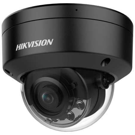 Hikvision 8MPix IP Dome Hybrid ColorVu AcuSense kamera LED/IR 30m, WDR 130dB,audio, alarm, IP67, černá