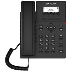 Hikvision Vnitřní SIP telefonní stanice s 2,3 palcovým displejem a PoE napájením