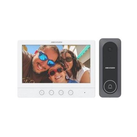 Hikvision Kit videotelefonu, analog. 4-drát, bytový monitor + vnitřní dveřní stanice