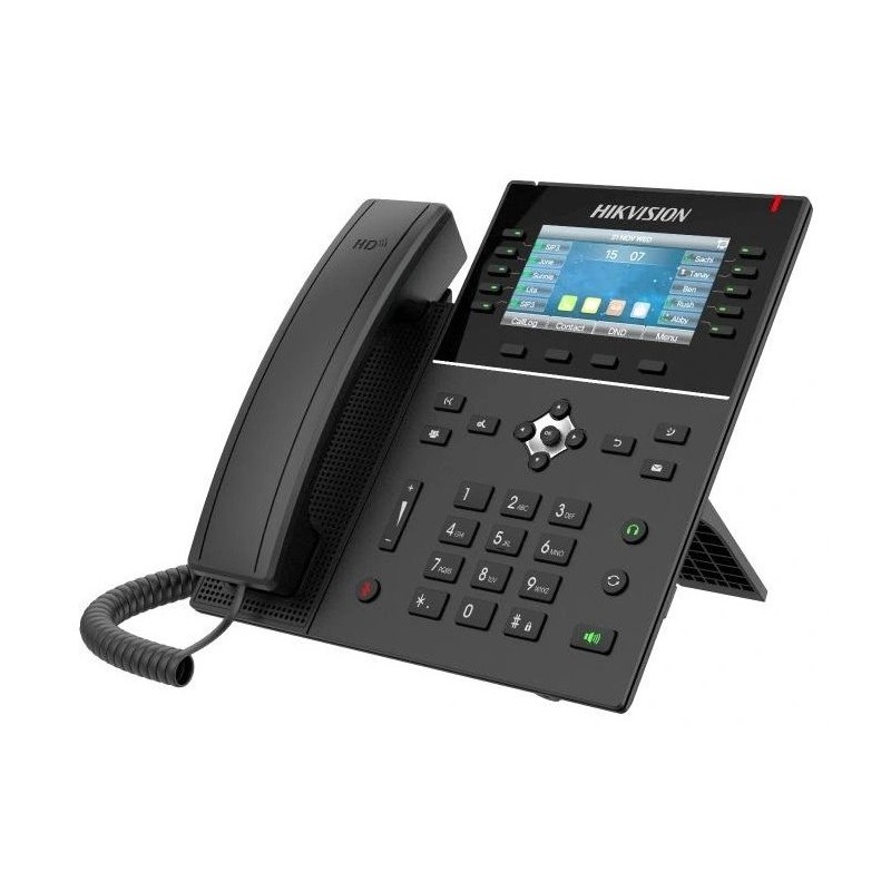 Hikvision Vnitřní SIP telefonní stanice s 4,3 palcovým barevným displejem, PoE