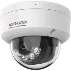 Hikvision 4MPix IP Dome Hybrid ColorVu kamera LED/IR 30m, mikrofon, IP67