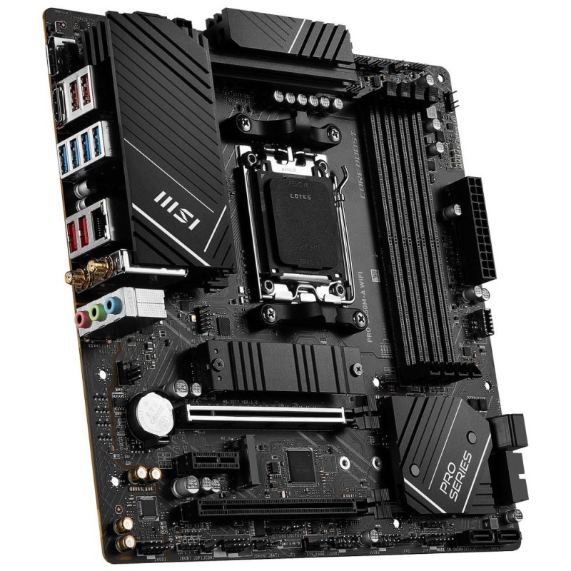 OPRAVENÉ - MSI PRO B650M-A WIFI / AMD B650 / AM5 / 4x DDR5 / 2x M.2 / HDMI / DP / WiFi / mATX