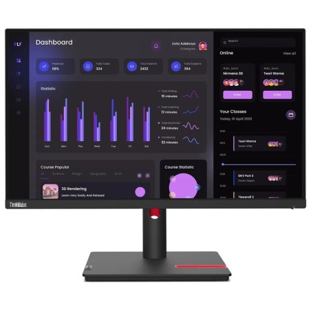 Lenovo ThinkVision/T24i-30/23,8"/IPS/FHD/60Hz/6ms/Black/3R