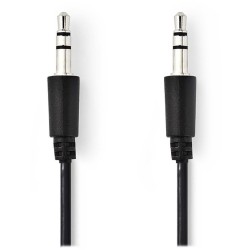 NEDIS kabel jack 3,5 mm - jack 3,5 mm/ černý/ bulk/ 1m