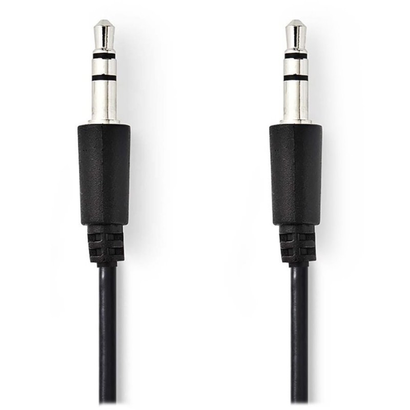 NEDIS kabel jack 3,5 mm - jack 3,5 mm/ černý/ bulk/ 1m