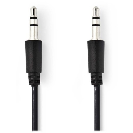 NEDIS kabel jack 3,5 mm - jack 3,5 mm/ černý/ bulk/ 1m