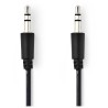 NEDIS kabel jack 3,5 mm - jack 3,5 mm/ černý/ bulk/ 1m
