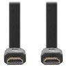 NEDIS High Speed HDMI 2.0 kabel s ethernetem/ 4K@30Hz/ zlacené konektory HDMI-HDMI/ plochý/ černý/ bulk/ 2m