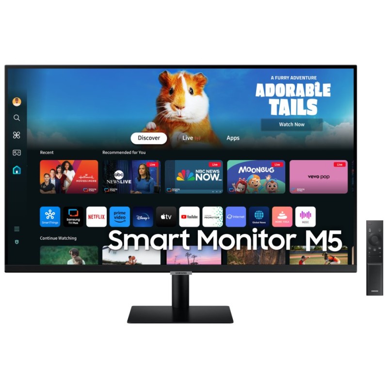 Samsung Smart Monitor/M50D/27"/VA/FHD/60Hz/4ms/Black/2R