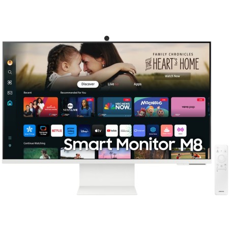 Samsung Smart Monitor/M80D/32"/VA/4K UHD/60Hz/4ms/White/2R