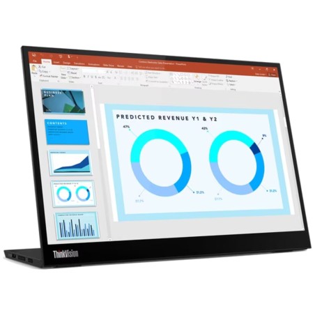 Lenovo LCD přenosný M14d 14" IPS LED/16:9/1920x1080/345cd-m2/700:1/6ms/2x USB-C