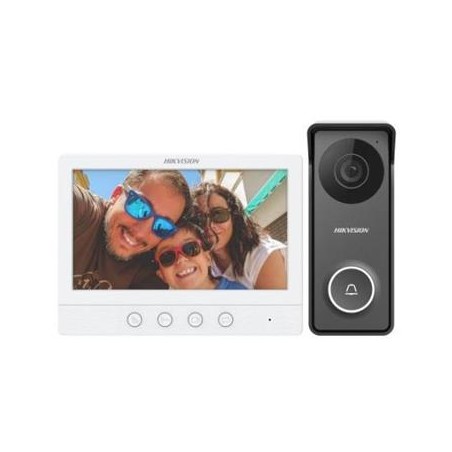 Hikvision Kit videotelefonu, analog. 4-drát, bytový monitor + dveřní stanice DSKIS213