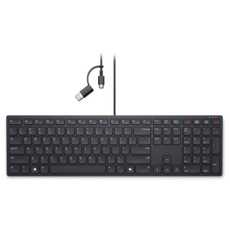 DELL KB525C/ anglická/ klávesnice/ USB/ černá