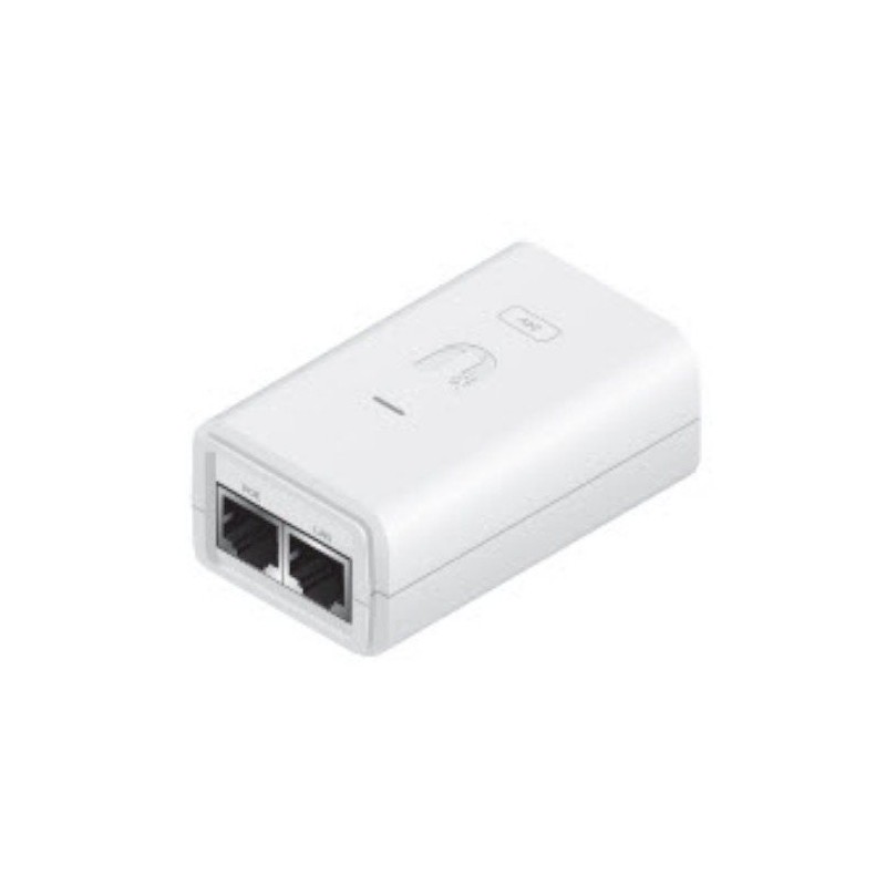 BULK UBNT POE-24-7W-G-WH, gigabitový poe adaptér, včetně napájecího kabelu