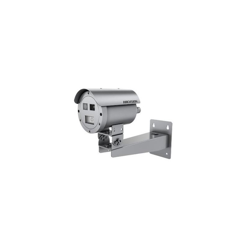 Hikvision Termo-optická nerezová IP bullet kamera s 4,4mm obj., 384x288, AudioandAlarm, IR 30, IP68,TVS 6000V