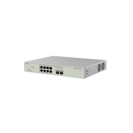 Reyee RG-NBS3300-8MG2XS-P, 8-Port Muti-Gigabit Layer 2 Managed Switch with 8 x PoE+ Ports, and 2 x SFP+ Uplink Ports