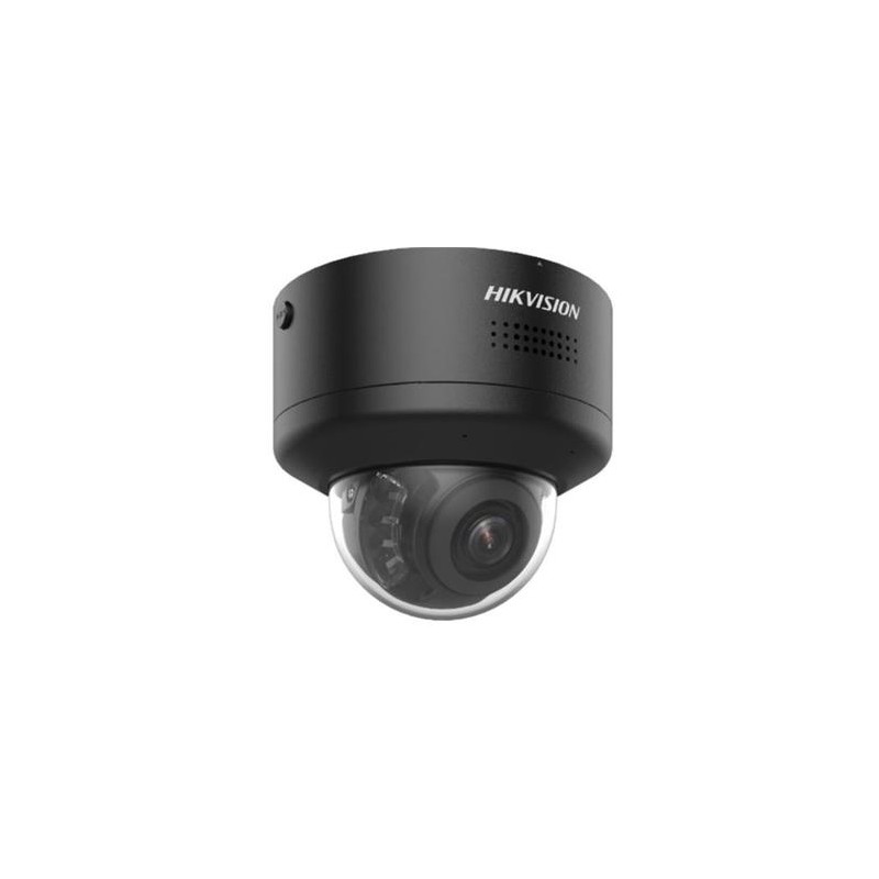 Hikvision 8MPix IP PTRZ AcuSense Dome kamera IR 40m, Audio, Alarm, blikač, IK10, černá