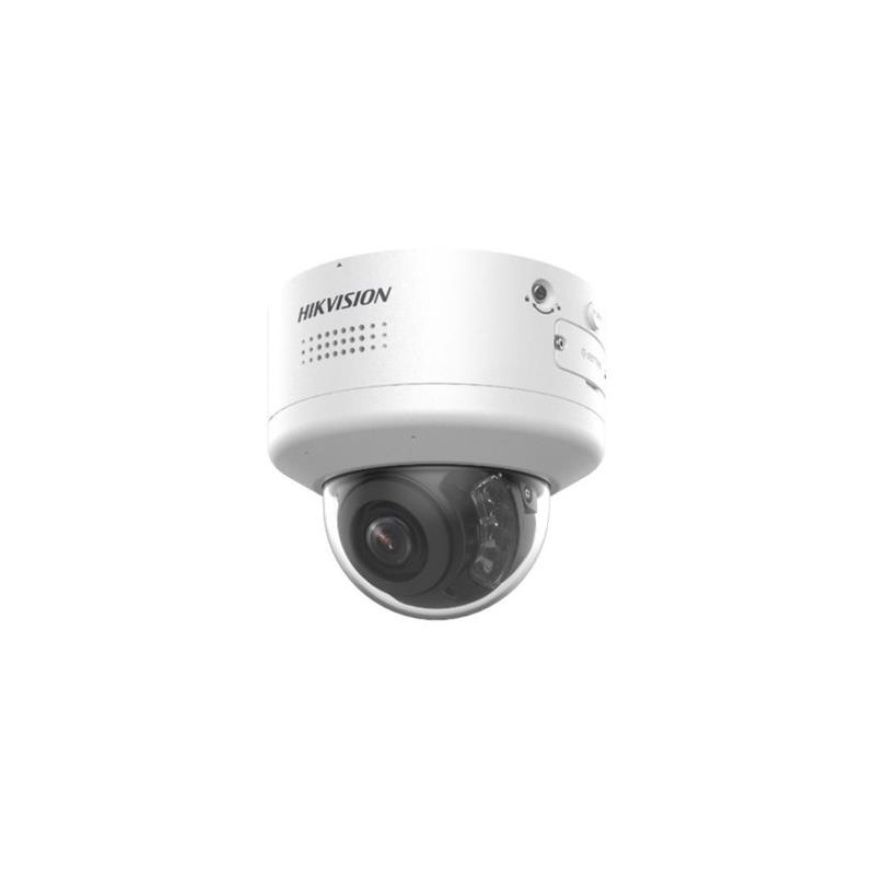 Hikvision 8MPix IP PTRZ Smart Hybrid ColorVu Dome kamera IR/LED 40m, Audio, Alarm, blikač IK10