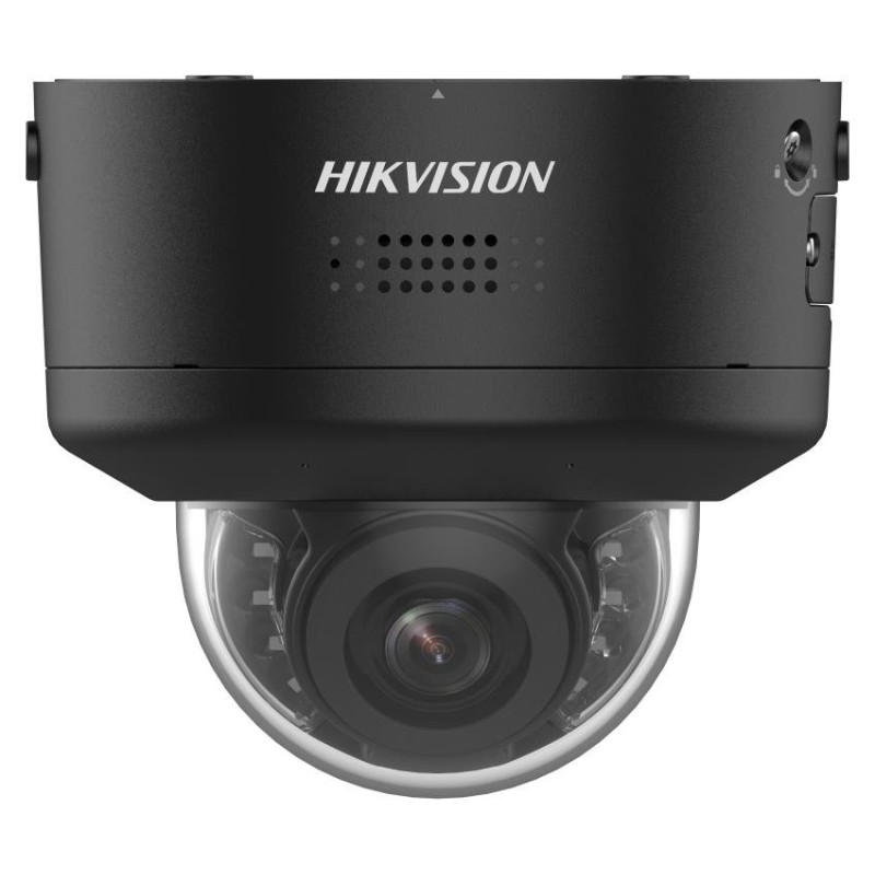 8MPix IP PTRZ Smart Hybrid ColorVu Dome kamera IR/LED 40m, Audio, Alarm, blikac, IK10, cerná