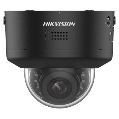 8MPix IP PTRZ Smart Hybrid ColorVu Dome kamera IR/LED 40m, Audio, Alarm, blikac, IK10, cerná