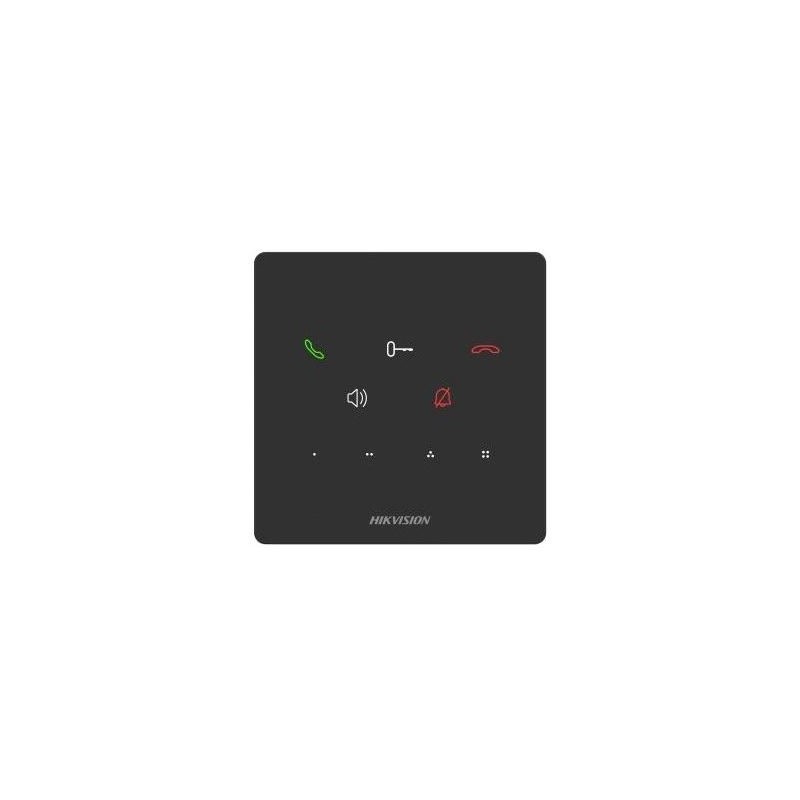 Hikvision Vnitřní dotyková IP Audio stanice bez obrazovky, PoE, alarm