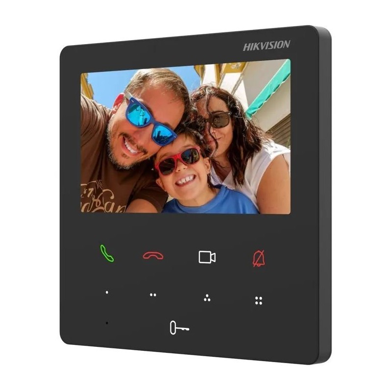 Hikvision Vnitřní IP stanice s 4,3" dotykovou TFT obrazovkou, PoE, Alarm