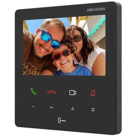 Hikvision Vnitřní IP stanice s 4,3" dotykovou TFT obrazovkou, PoE, Alarm