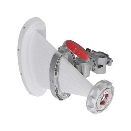 RF elements Asymetrická Horn Wideband anténa, 6/5 GHz, 15dBi, 90°
