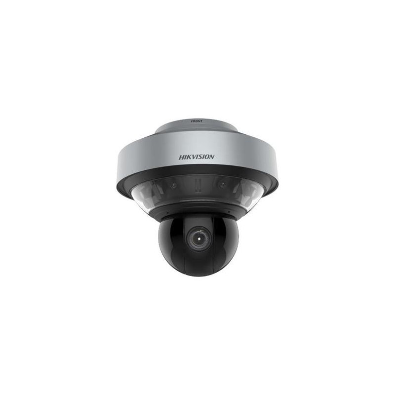 Hikvision 16 Mpix PanoVU 180° panoramatická + 4 MPix PTZ kamera, Audio, Alarm, IK10