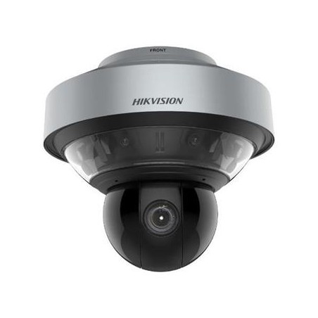 Hikvision 16 Mpix PanoVU 180° panoramatická + 4 MPix PTZ kamera, Audio, Alarm, IK10