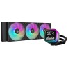DEEPCOOL vodní chladič LP360 ARGB / 3x120mm ARGB fan / digitální display / černý