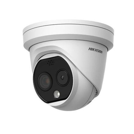 HikvisionIP Termo-optická Turret kamera obj. 6,2mm, IR/LED 15/30m, PoE+, Audio, Alarm, Blikač, IP67