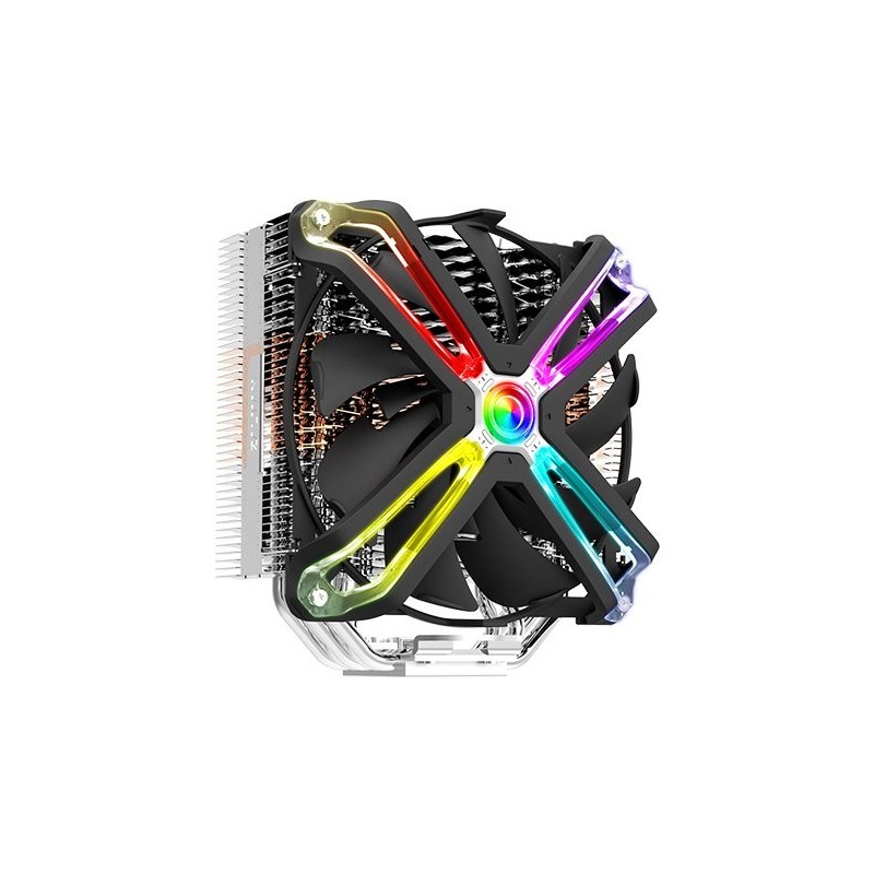 POŠKOZENÝ OBAL - Zalman chladič CPU CNPS17X / 140mm RGB ventilátor / heatpipe / PWM / výška 160mm / pro AMD i Intel
