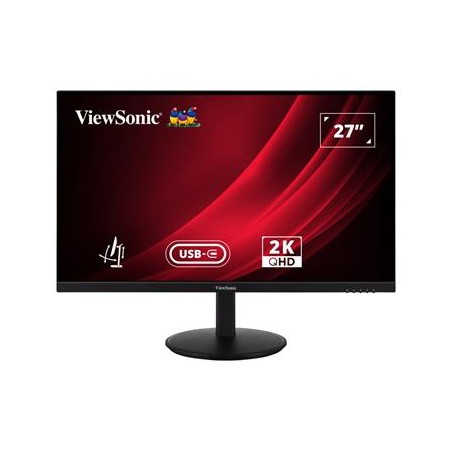 ViewSonic VG2709-2K-MHDU-2/ 27" QHD Frameless IPS Monitor with HDMI, DisplayPort, USB type C, USB,Full Ergonomic Stand