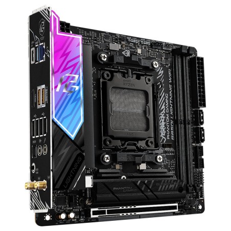 ASRock B850I Lightning WiFi / AMD B850 / AM5 / 2x DDR5 DIMM / 2x M.2 / HDMI / USB-C / WiFi / Mini-ITX