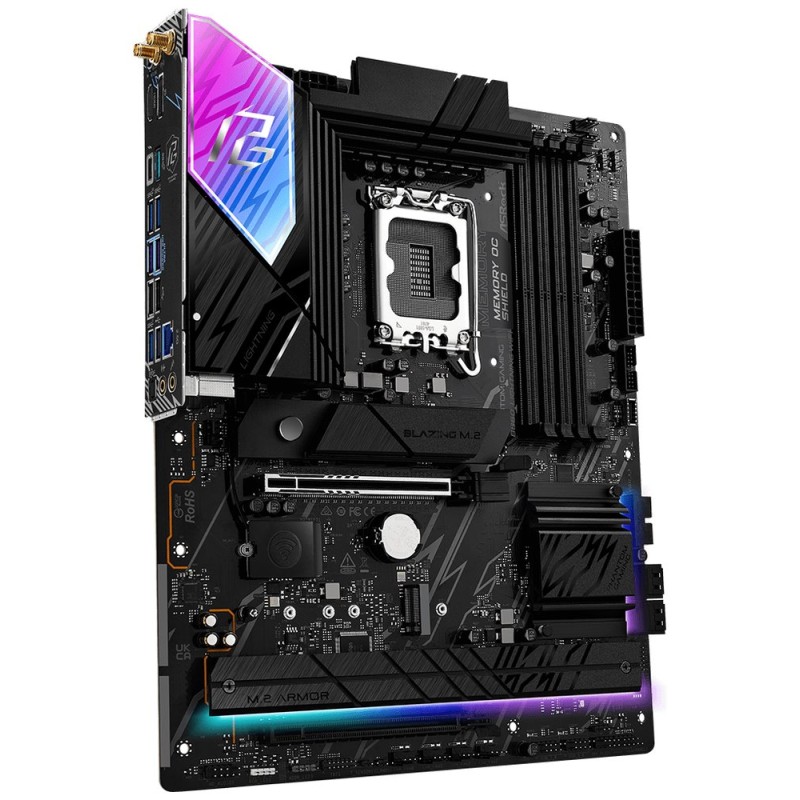 ASRock B860 Lightning WiFi / Intel B860 / LGA1851 / 4x DDR5 / 4x M.2 / HDMI / DP / Thunderbolt 4 / WiFi / ATX