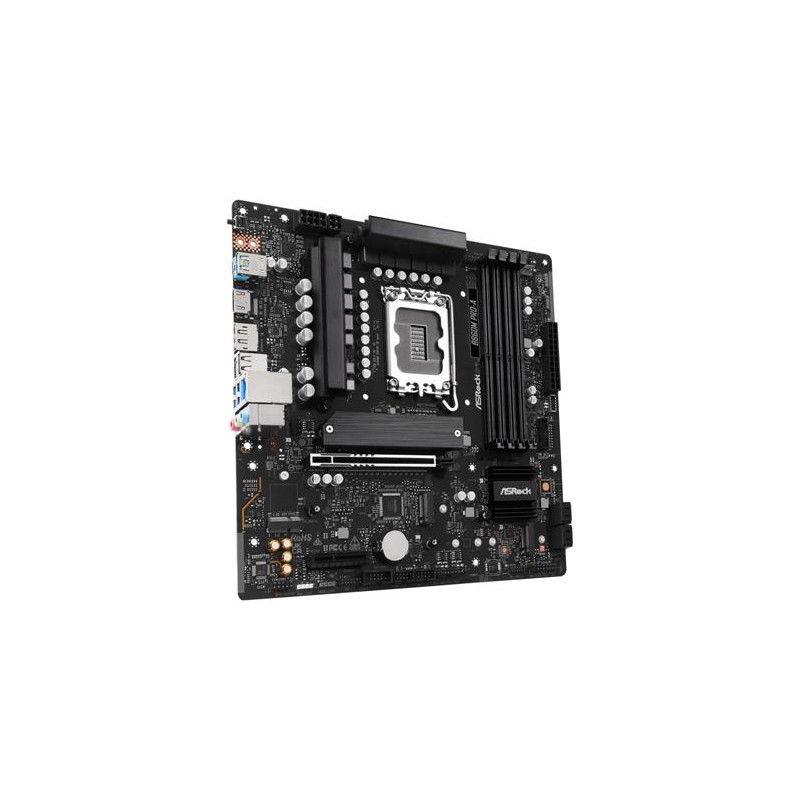 ASRock B860M Pro-A / Intel B860 / LGA1851 / 4x DDR5 / 3x M.2 / HDMI / DP / USB-C / mATX