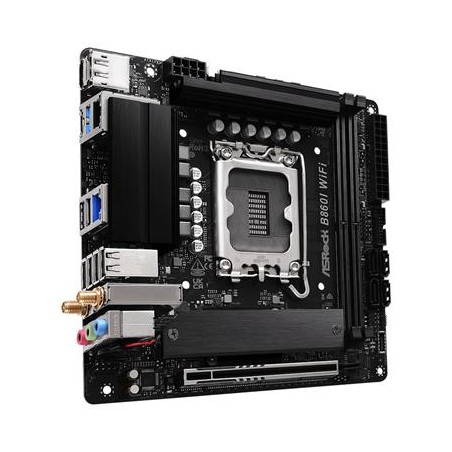 ASRock B860I WiFi / Intel B860 / LGA1851 / 2x DDR5 / 2x M.2 / HDMI / DP / USB-C / WiFi / Mini-ITX