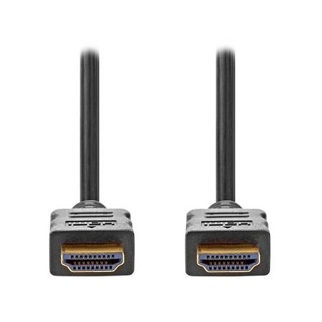 NEDIS High Speed HDMI 2.0 kabel s ethernetem/ 4K@60Hz/ zlacené konektory HDMI-HDMI/ černý/ bulk/ 7,5m