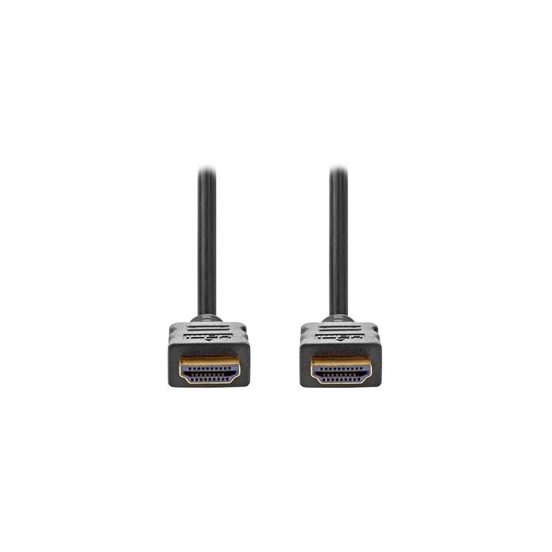 NEDIS High Speed HDMI 2.0 kabel s ethernetem/ 4K@60Hz/ zlacené konektory HDMI-HDMI/ černý/ bulk/ 15m