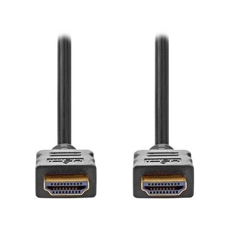 NEDIS High Speed HDMI 2.0 kabel s ethernetem/ 4K@60Hz/ zlacené konektory HDMI-HDMI/ černý/ bulk/ 15m