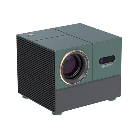 STRONG projektor MIRA 1/ LCD/ FHD (1920x1080)/ 300 ANSI lm/ USB 2.0/ HDMI/ BT/ Wi-Fi/ Repro/ Android 11/ šedo-zelený