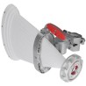 RF elements Asymetrická Horn Wideband anténa, 5/6GHz, 18,5dBi, 45°