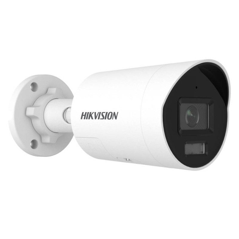 Hikvision 8MPix IP Bullet Smart Hybrid Light AcuSense kamera LED/IR 30m, WDR 130dB, IP67, blikač