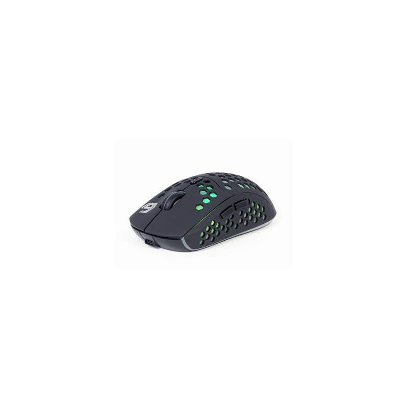 Gembird Myš RAGNAR WRX500, bezdrátová, podsvícená, 6 tlačítek, 1600DPI, USB nano receiver, černá