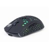 Gembird Myš RAGNAR WRX500, bezdrátová, podsvícená, 6 tlačítek, 1600DPI, USB nano receiver, černá